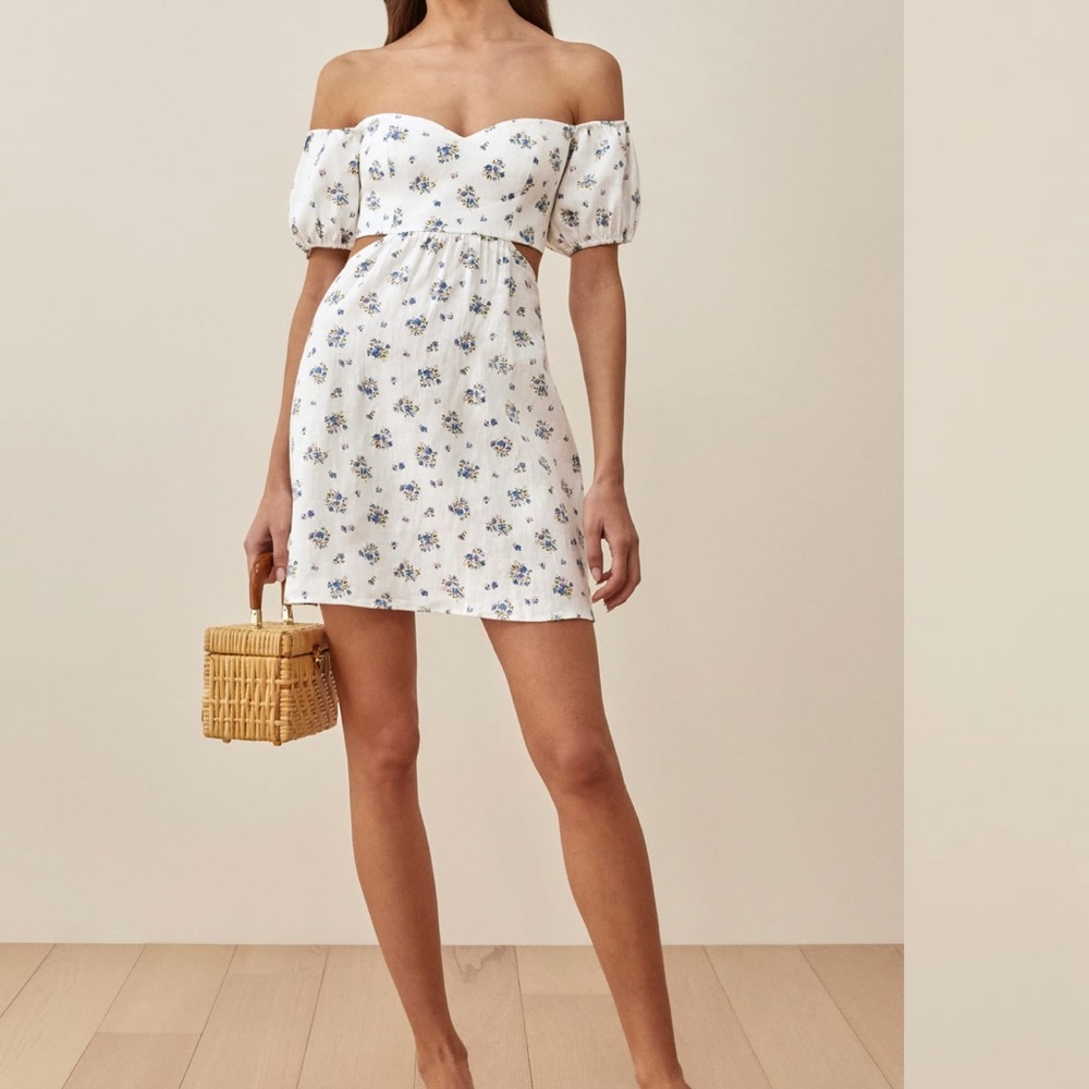 Reformation Emilia linen dress